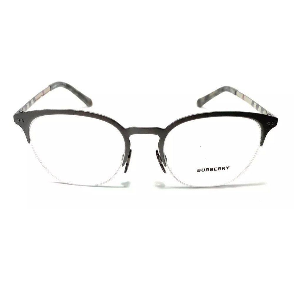 Burberry Men's Gunmetal Square Eyeglasses! - Picture 2 of 4